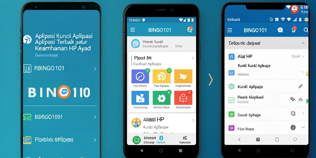 Tampilan antarmuka BINGO101 yang modern dan fungsional untuk Kunci Aplikasi.