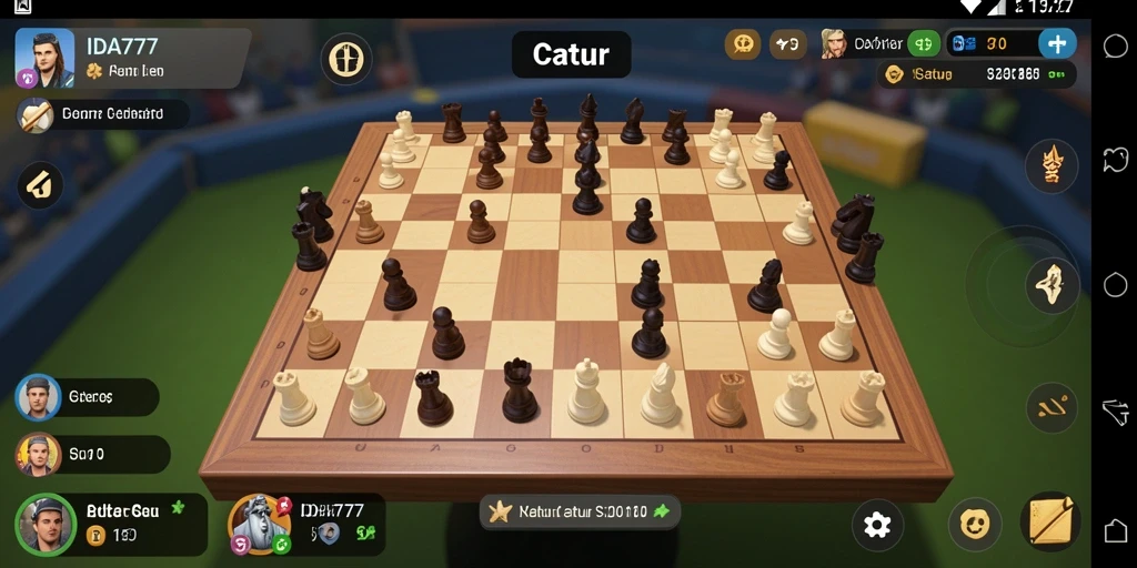 Antarmuka catur IDA777 yang menarik dan intuitif.