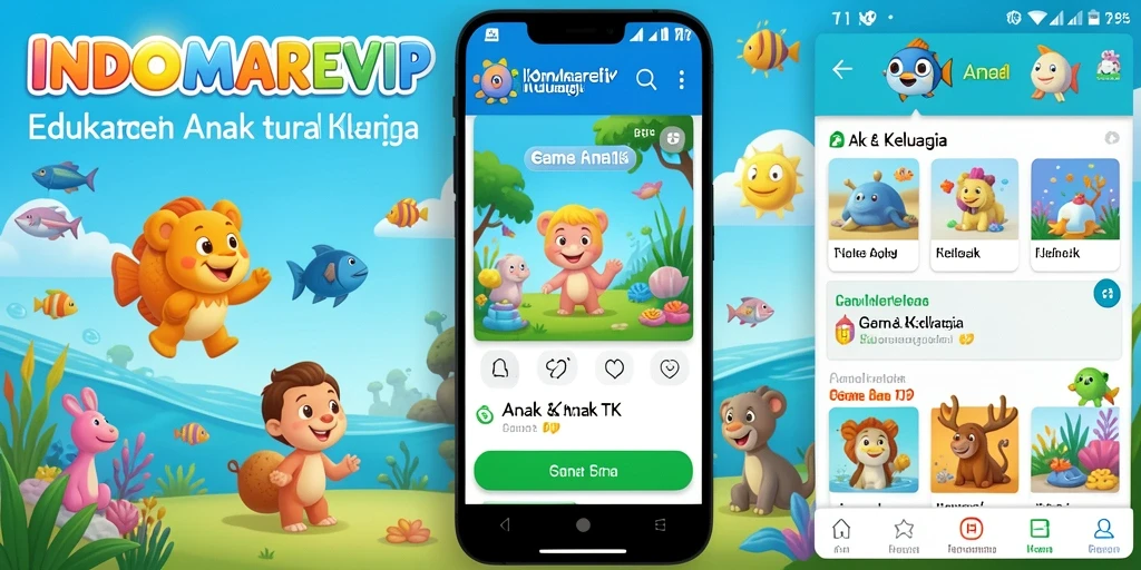Antarmuka menawan dan interaktif dari INDOMAREVIP.