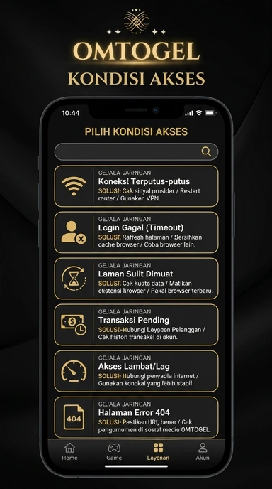 Tampilan link alternatif omtogel